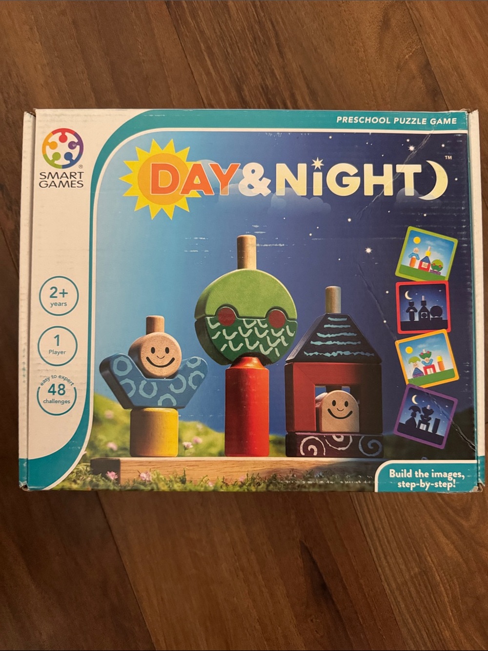 Day & Night Preschool Wooden Puzzle Game - smart games